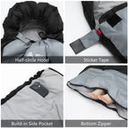 BISINNA Outdoor Camping Sleeping Bag Ultralight 
Waterproof ,  Winter Warm Backpacking With Pillow for Traveling Hiking