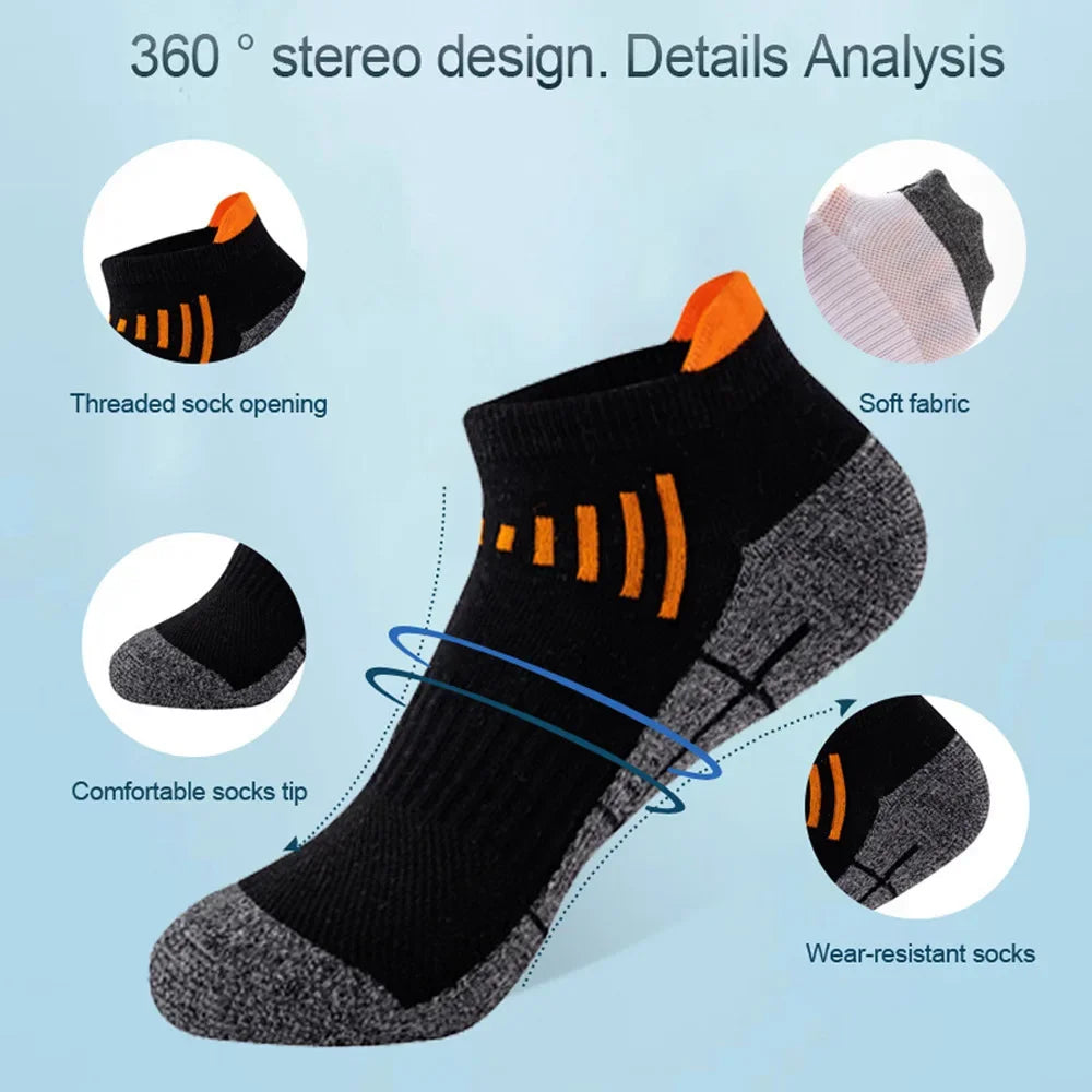 6 Pairs of Women's Sports Compression Socks -
Low-top-- Breathable-- Moisture-wicking, 
Suitable for Running and Outdoor Sports