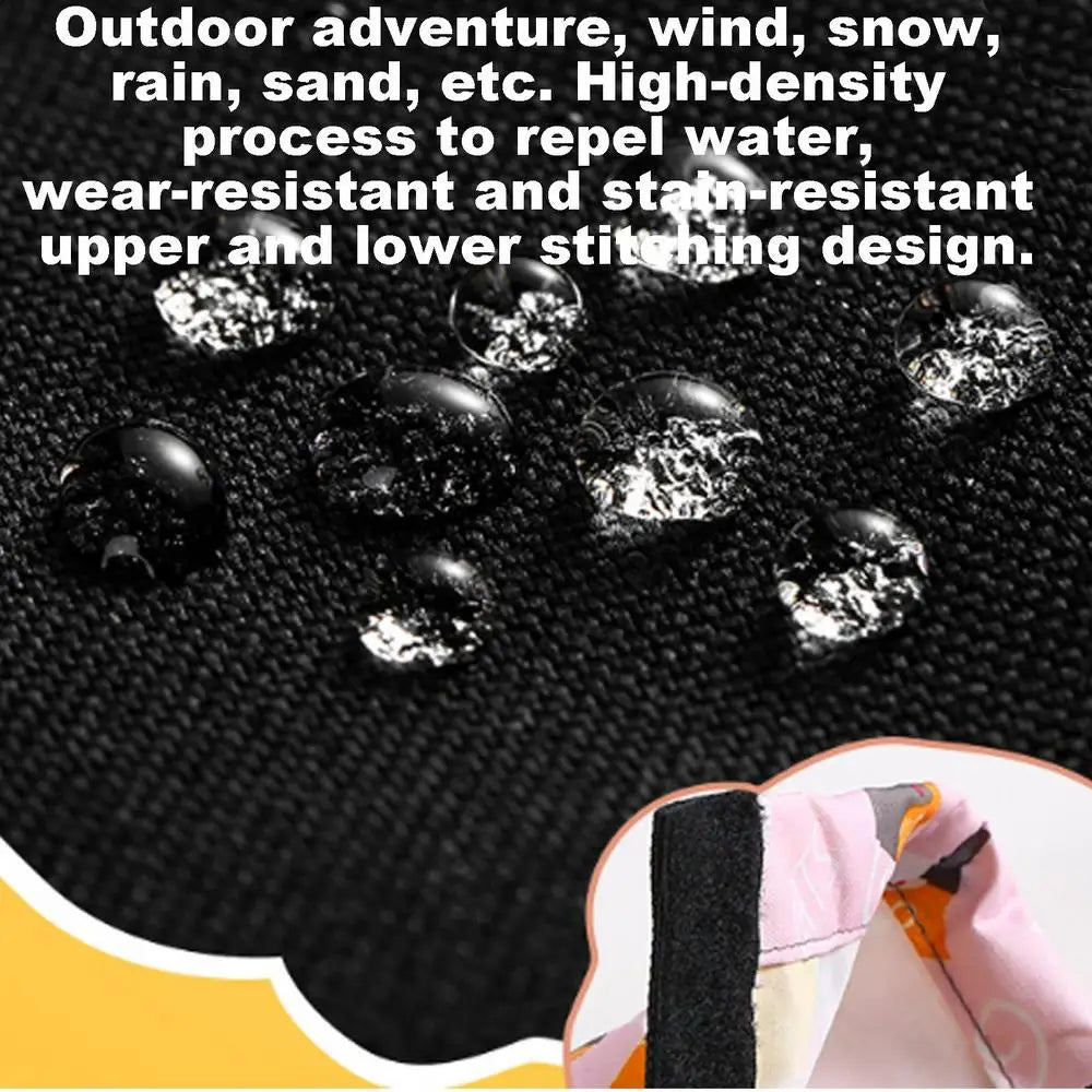Outdoor Waterproof Snow Gaiter Outdoor Adjustable Snow Shoes Cover Windproof Sand Prevention Children's Outdoor Leg Covers For