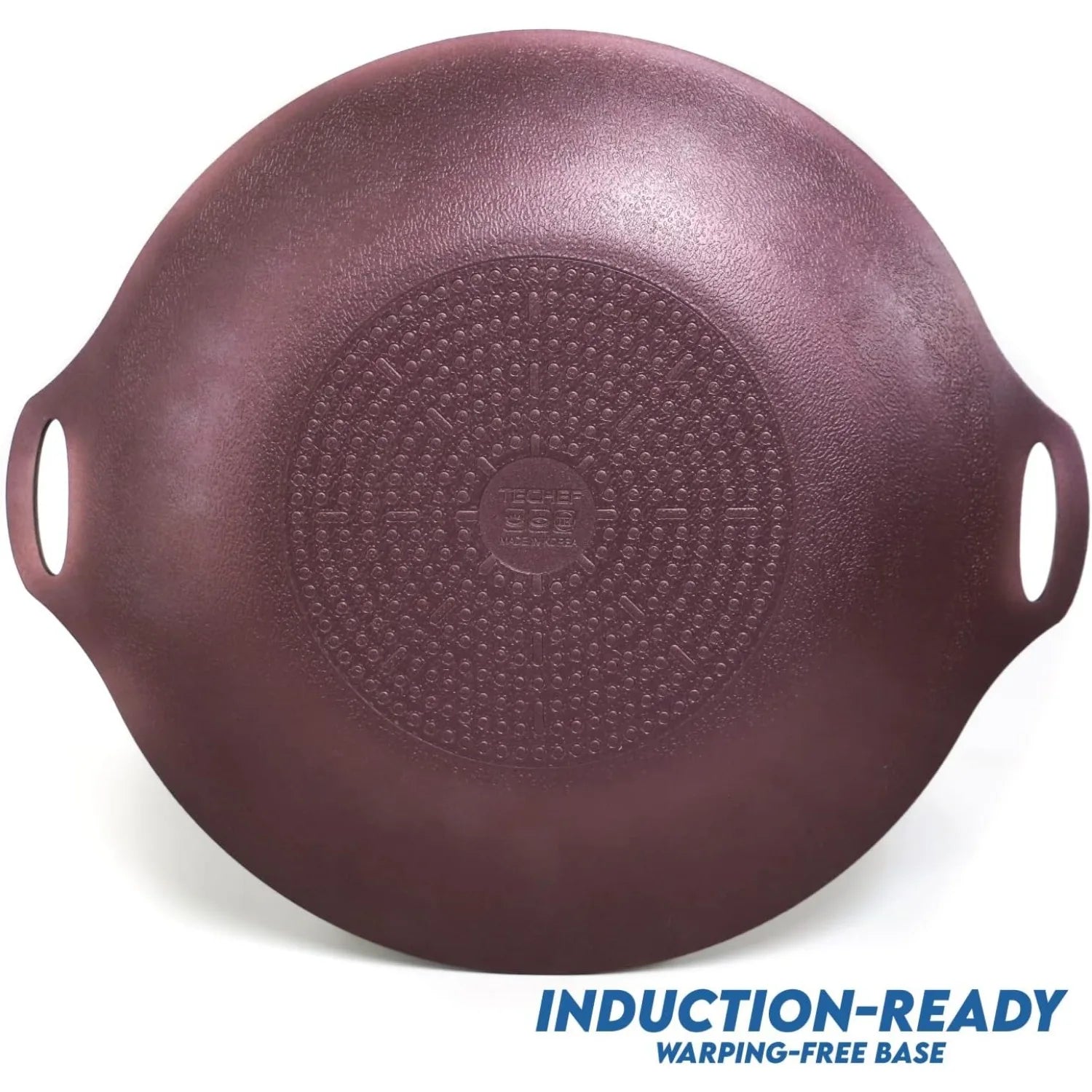 14-inch Nonstick Round Griddle Grill Pan,
for Korean BBQ/Teppanyaki , Tawa, Roti / Induction Ready/Made in Korea