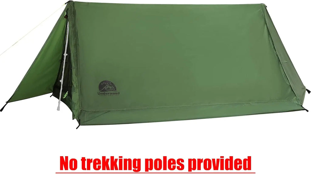 Ultralight 2-Person Trekking Pole Tent
for Backpacking, 
Waterproof A-Frame Hiking or Camping