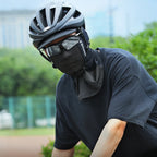 Sunscreen Face Cover Sun Hood Hat UV Protection Ice Silk Headgear For Men Women Cycling Climbing Running Motorcycle Helmets