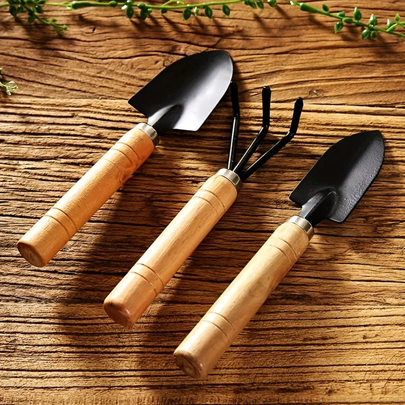 3pcs/set, Garden Tool Set Rake Tip 
Shovel Large Gardening
Mini Succulent Plant Loose Soil Flower Shovel
