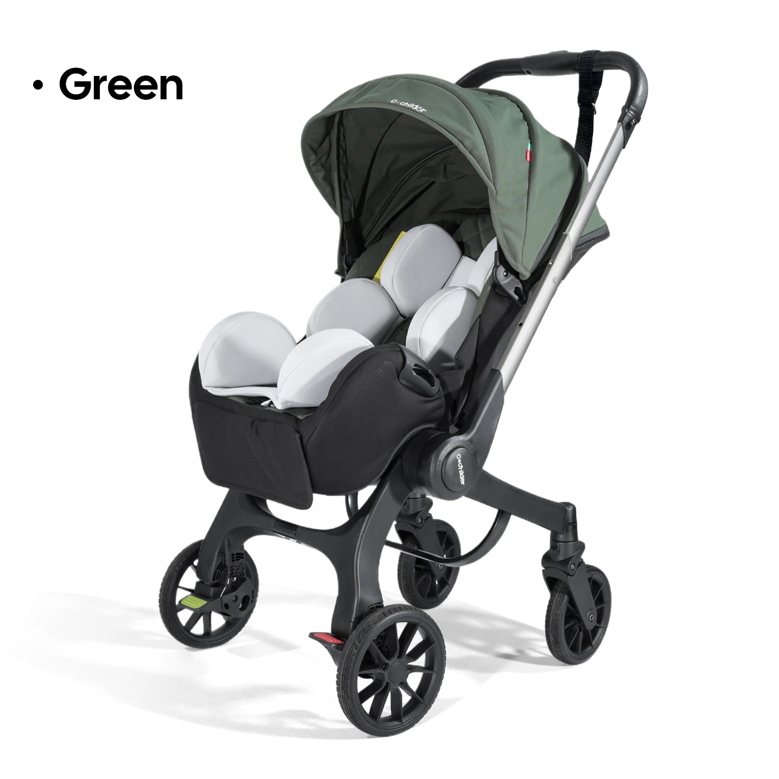 Multi-functional baby stroller, Foldable , Outdoor handcart, Adjustable backrest, Bidirectional push high view
