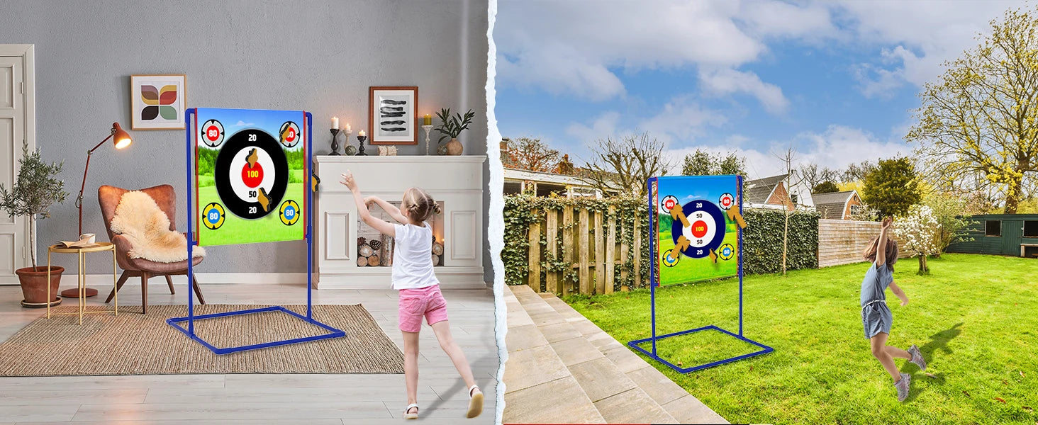 VATOS Axe Star Throwing Game Set .  
Toy For Kids Target Fun Indoor Outdoor Sport.   Party ,Play ,Game B,rthday Gift for Boys Girls