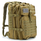 45L Man Tactical Backpacks Traveling  Outdoor 3P School Pack EDC Molle Pack