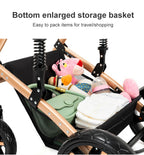 Stroller,Baby stroller,baby accessories,baby cars,Stroller 3 in 1,Convertible Bassinet Push,Light stroller,2 in 1 Baby Stroller,