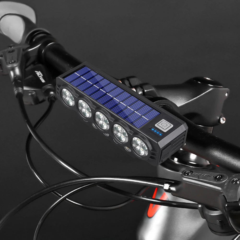 20LED Solar Bicycle Horn 
Light Power Display 
Cycling Safety                   Front Lamp 4000mAh High Brightness