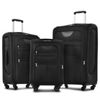 Softside Luggage,  Expandable,  3 Piece Set, Suitcase ..  
Upright Spinner Softshell Lightweight for Travel