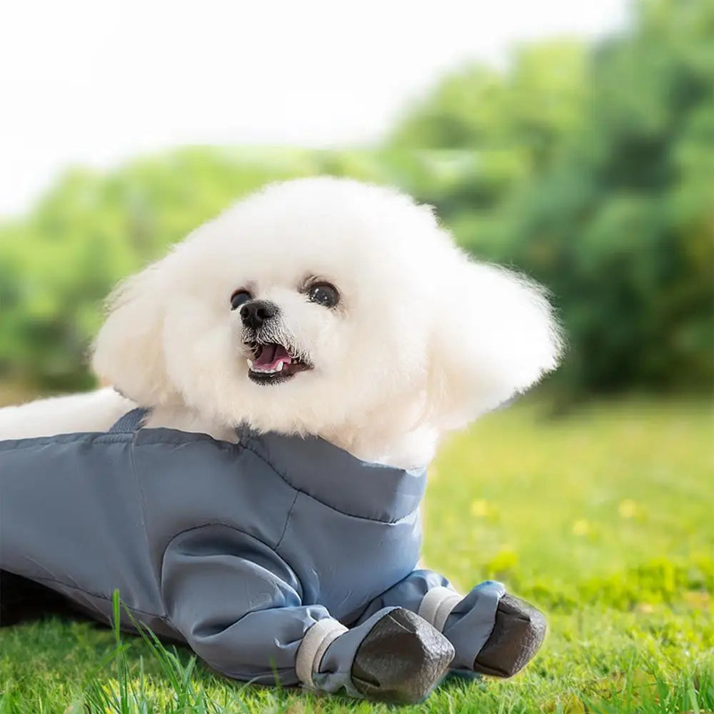 Waterproof Dog Boots With Suspenders
Adjustable Anti-Fall Pet Boots 
Dirty-Proof Pet Shoes For French Bulldog Poodle