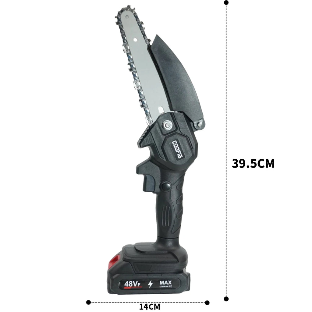 Brushless Rechargeable Lithium electric saw, outdoor -- wireless ,
small saw  logging single hand saw, pruning