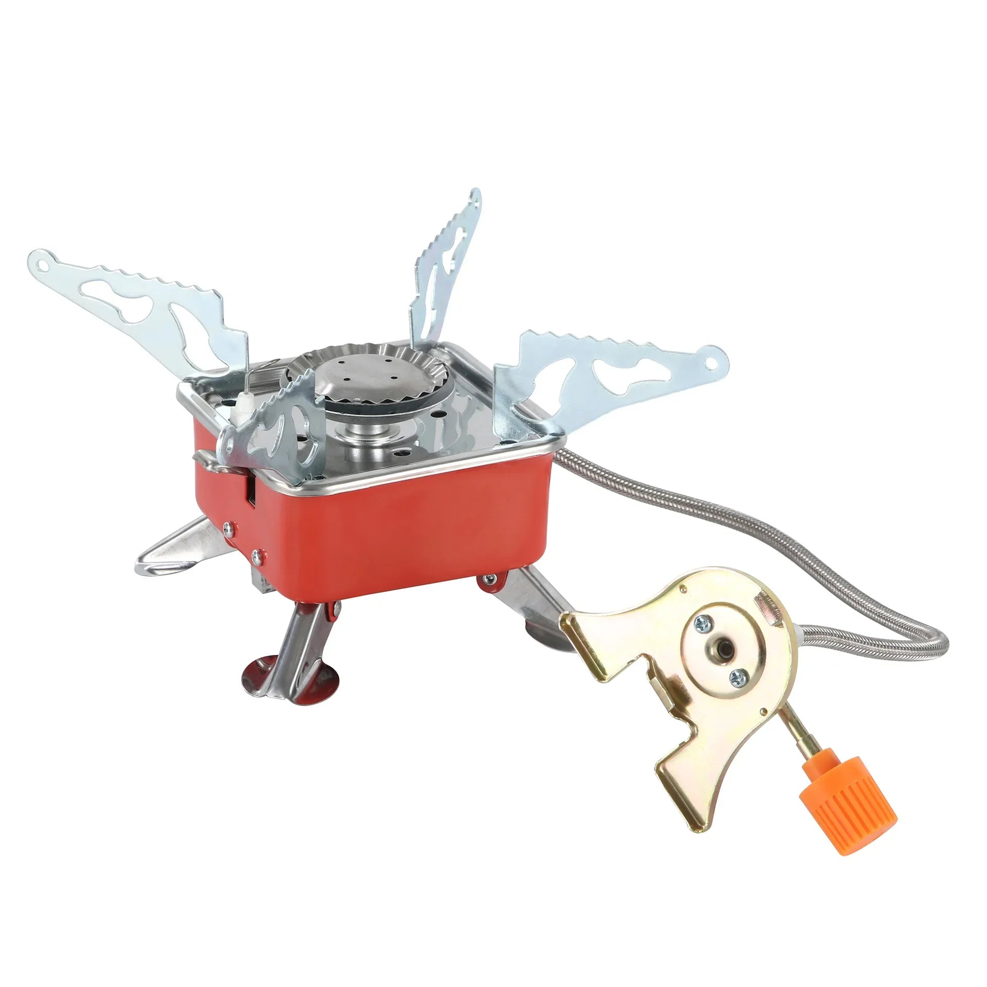 Portable Burner  for Camping.
 Foldable Windproof Outdoor Gas  Stove 
for Backpacking, Camping ,Hiking, Picnic , BBQ Grill