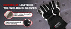 ARCCAPTAIN Welding Glove 14 inch 
Multifunctional  Goatskin Leather Protection For Welders Against Scalding
