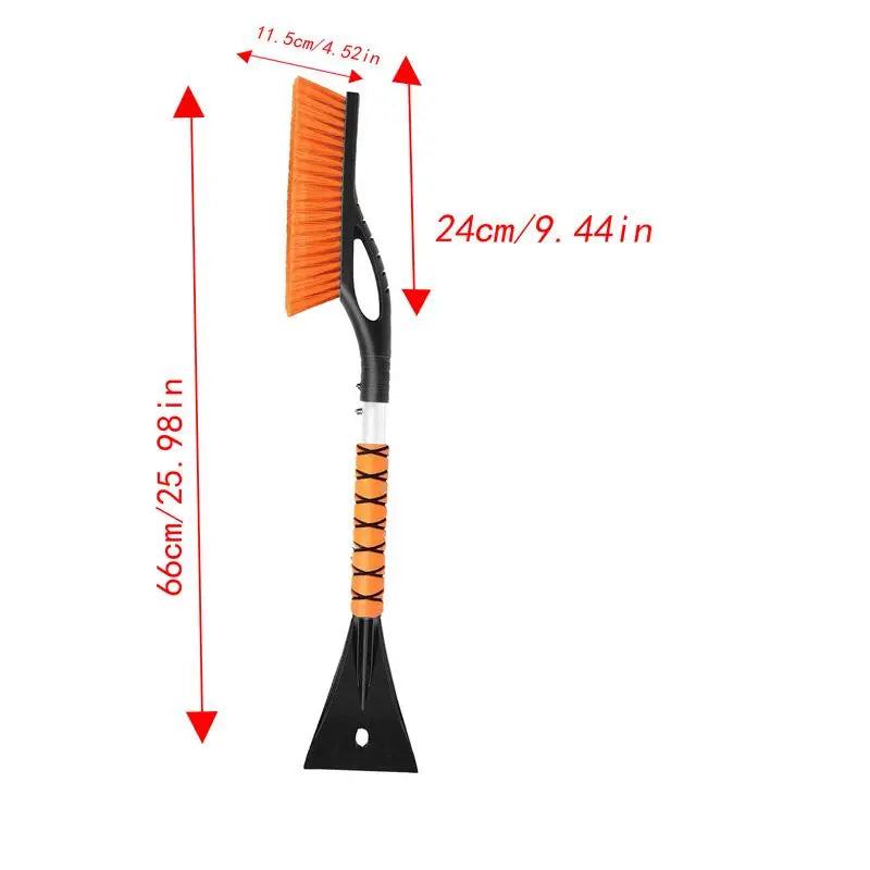 Ice Scrapers For Car Windshield Aluminum 
Detachable Snow Brush Heavy Duty Snow Scraper Ergonomic Car Accessories