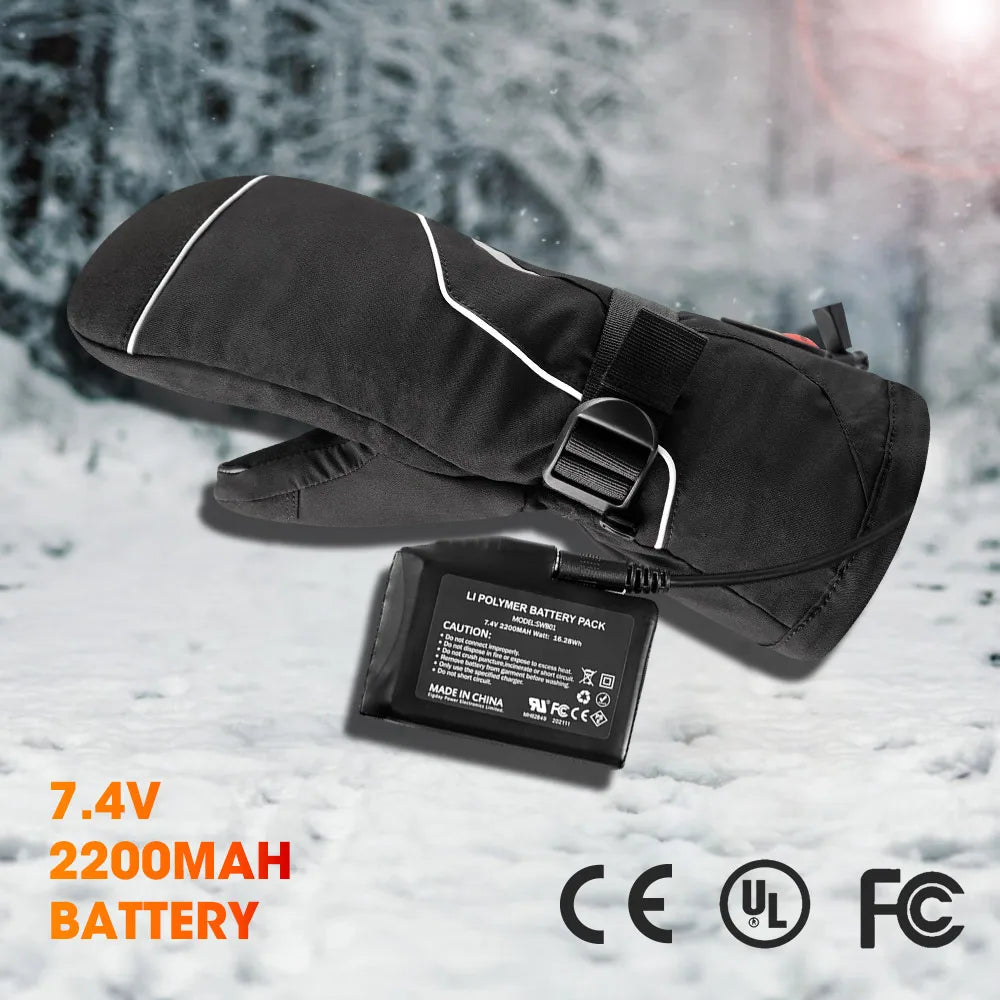 Winter Gloves 3M Cotton Heating Hand Warmer 
Electric Thermal Gloves
Waterproof--  Snowboard , Cycling , Motorcycle,  Bicycle and Ski Outdoor