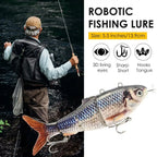 Robotic Fishing Lure USB Rechargeable Self Swimming  Smart Lure Automatic