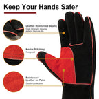 ARCCAPTAIN 16inch Welding Gloves Multifunctional 
Heat Resistant Mig/Stick/Tig Welder