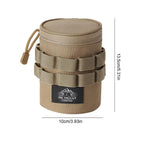 Water Bottle Storage Bag Water Bottle Carrier Pouch with Mesh Bag with Adjustable Handle for Outdoor Climbing Hiking Travel