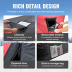 SucceBuy Portable Ice Shelter Insulated
Pop-Up Ice Tent with Carrying Bag