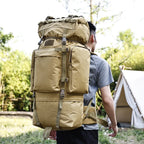 110L Large Capacity Outdoor Backpack Sports Travel  Frame Hiking Bag