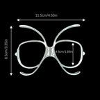 Prescription Ski Goggles Rx Insert Ski Goggles Insert Adapter Professional Transparent Flexible Bendable Goggles Accessories