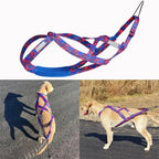 Pet Sledge Harness for Small ,Large Dogs
Reflective  Vest     Weight Pulling Sledding Harnesses Mushing X Back Chest Strap