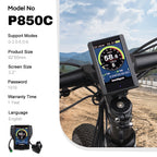 Bafang LCD Color Display Instrument 36V 48V 52V P860C 860C P850C 600C C965 DPC18 BF-UART Protocol Bluetooth 750W Motor E-bike