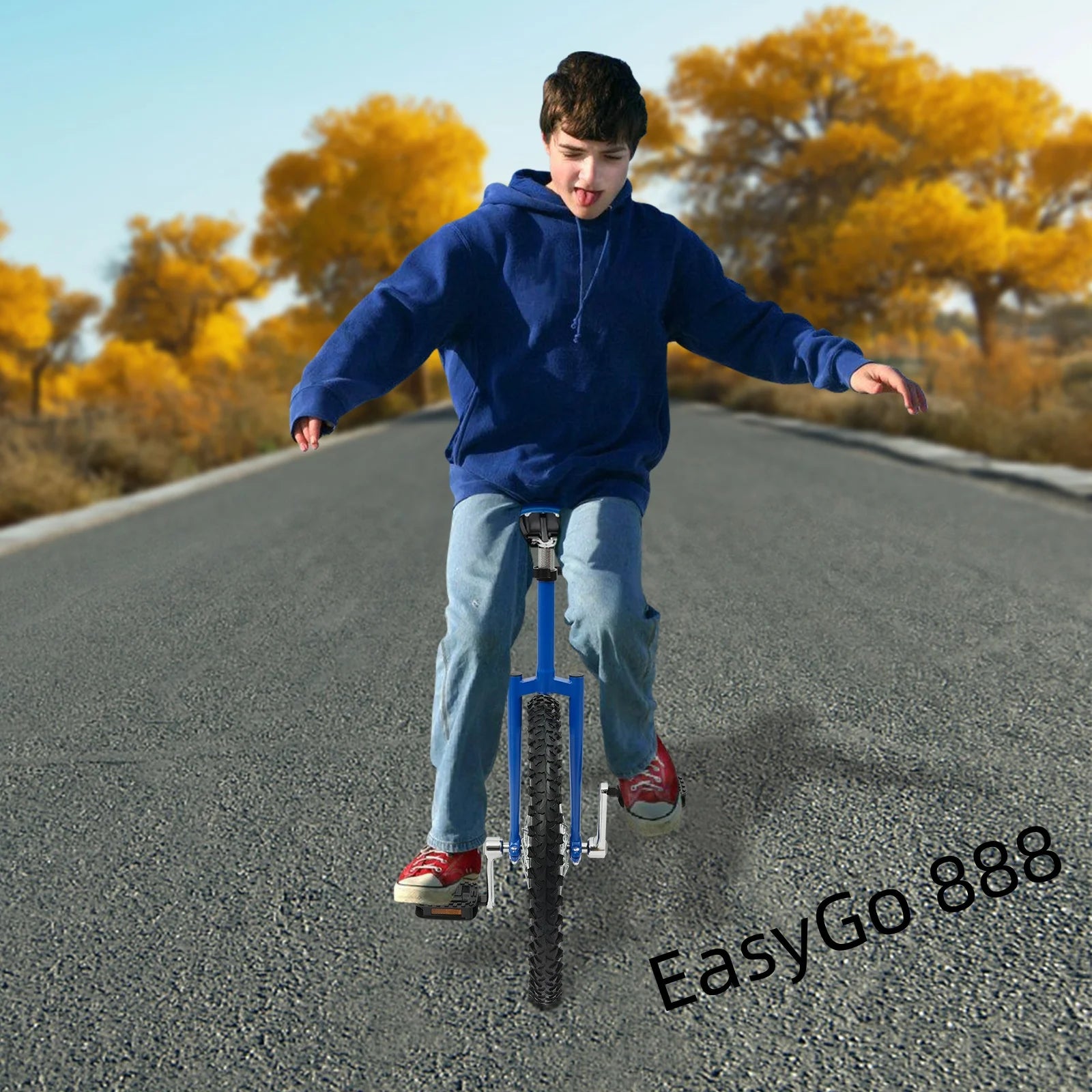 18Inch Unicycle , Adjustable Standard Seat ,.   
Thickened Aluminum Alloy Rim Children /Adult Balance Exercise Bike