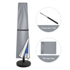 Parasol Cover Waterproof 210D Garden Umbrella Cover with Zip Fit for Outdoor Garden Parasol Multipurpose Rain Umbrella Covers