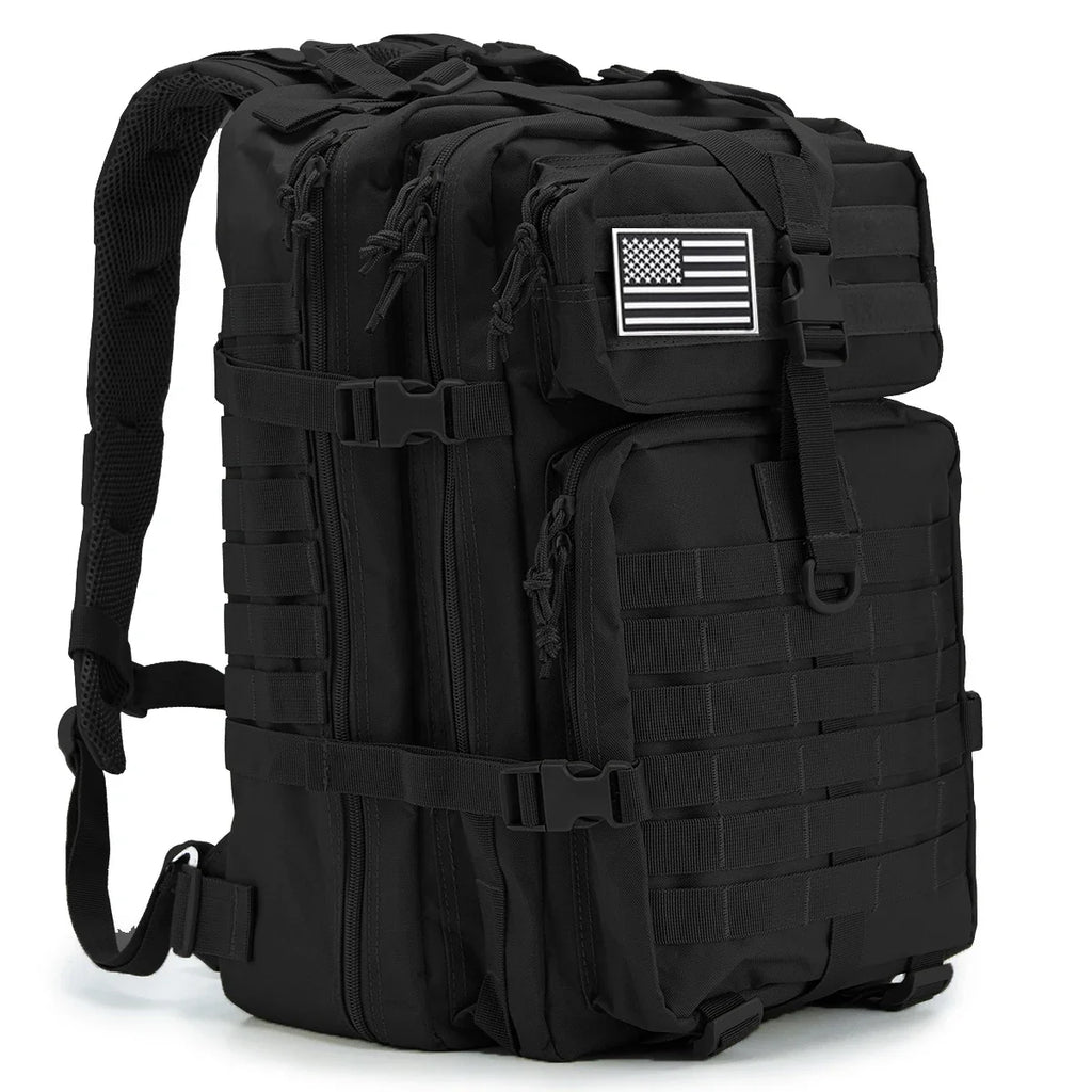 45L Man Tactical Backpacks Traveling  Outdoor 3P School Pack EDC Molle Pack