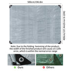 2/3/4/5M Waterproof Tarp Cover Thickened Heavy Duty Protective Cover Multipurpose Camping Tarpaulin for Emergency Rain Shelters