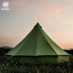 Family Outdoor Canvas Bell Yurt 
Tent with Stove Jack, 
Waterproof Luxury         4 Season Cotton for Camping, Hunting, Parties