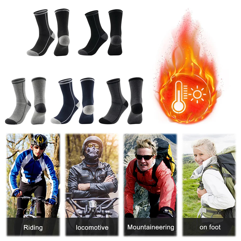 Wool Hiking Socks 
Thick- Warm for Men Women 
Skiing Snowboarding Hiking Outdoor