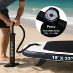 CADALENE Inflatable Stand Up Paddle Board with SUP Accessories, Anti-Slip EVA Deck 10' Inflatable Paddle Boards for Adults
