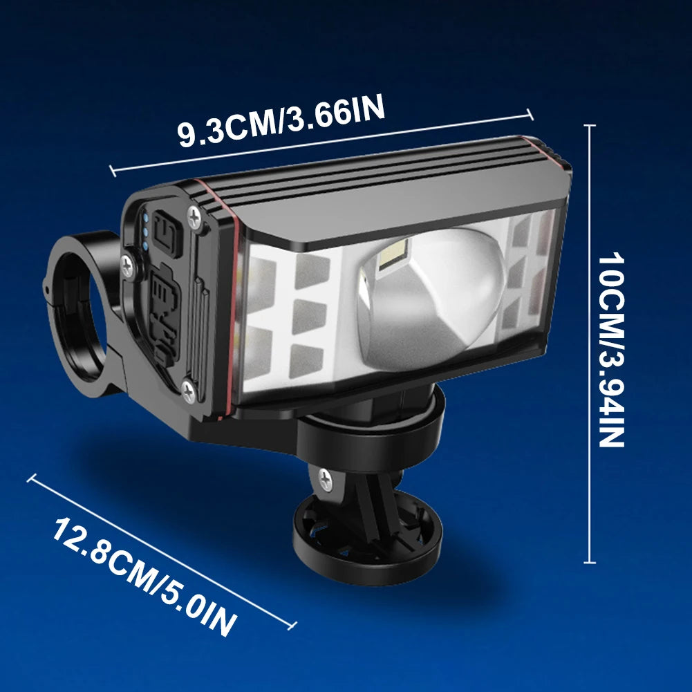 LED   Bike Handlebar Flashlight
USB Rechargeable Mountain Bike Lamp
Waterproof