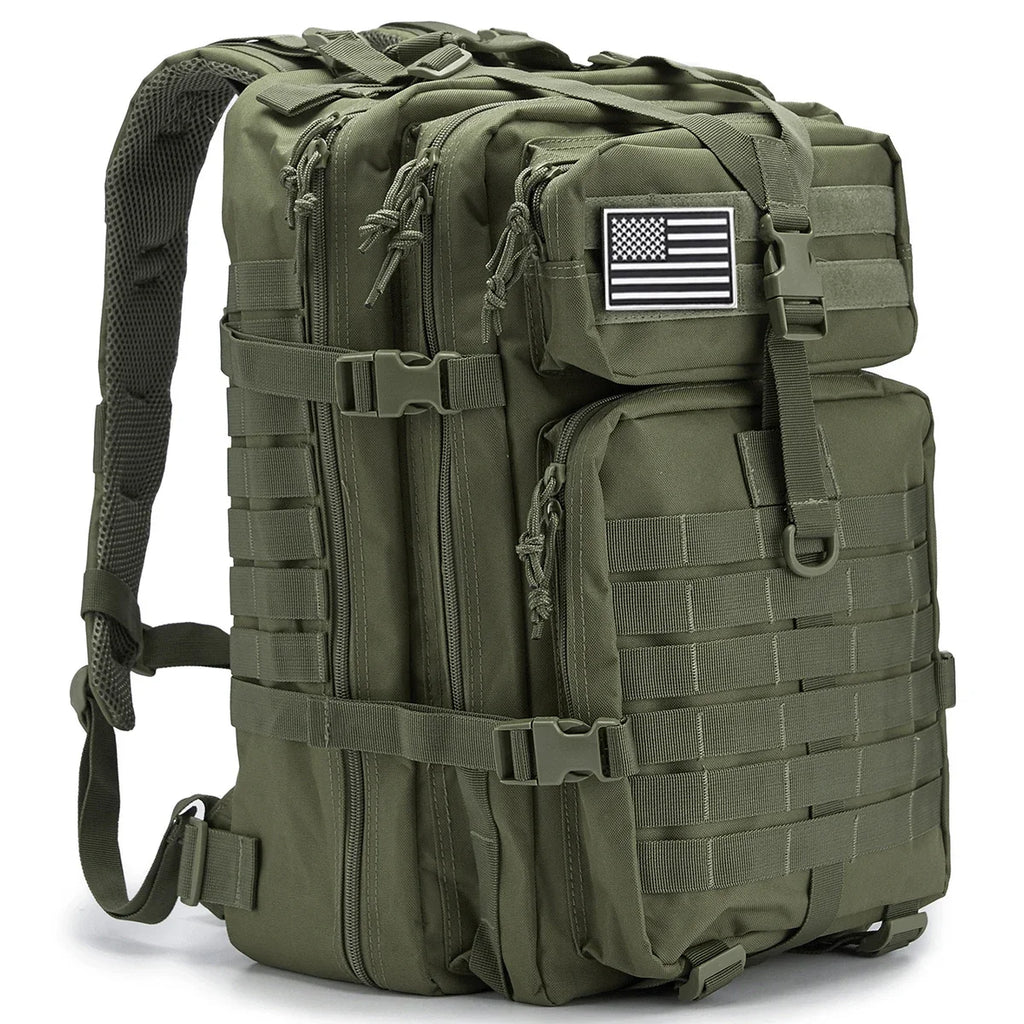 45L Man Tactical Backpacks Traveling  Outdoor 3P School Pack EDC Molle Pack