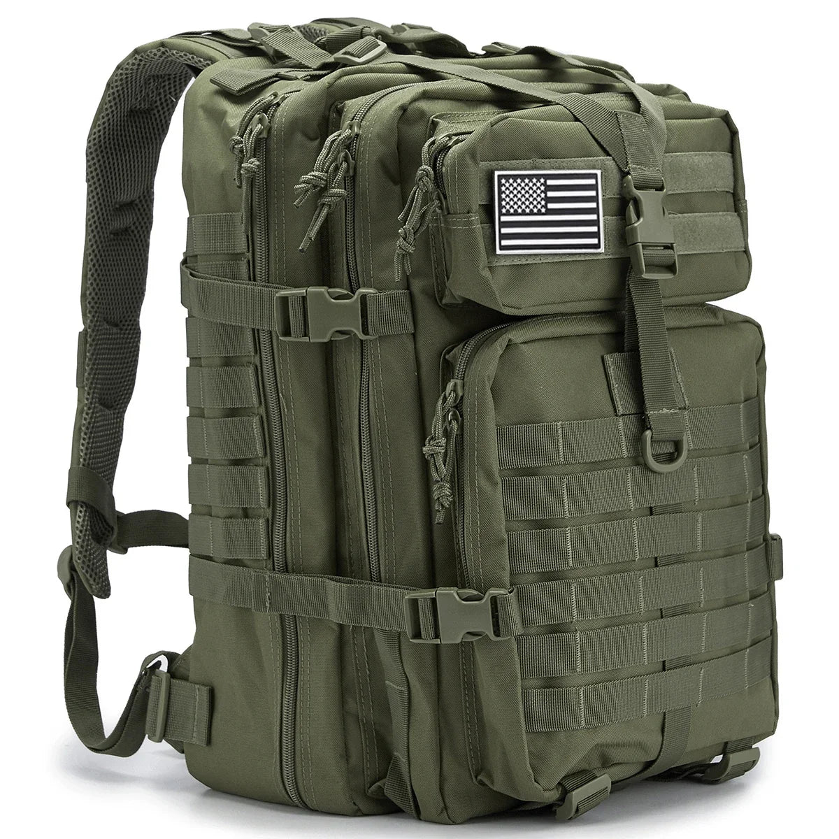 45L Man Tactical Backpacks Traveling  Outdoor 3P School Pack EDC Molle Pack