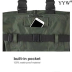 Waterproof Fishing Waders . Chest-Length 
With Boots.
Durable Breathable Overalls Kit for Men Women Outdoor Raft Hunting