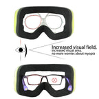 Prescription Ski Goggles Rx Insert Ski Goggles Insert Adapter Professional Transparent Flexible Bendable Goggles Accessories