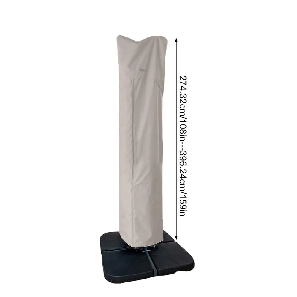 Umbrella Cover Patio Waterproof Market Parasol Cover With Zipper For 7-13ft Outdoor Cantilever Offset Outdoor Umbrellas Cover