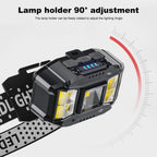 LED Strong Headlight,  Motion Sensor, Induction Headlamp 
owerful for Outdoor Night Fishing