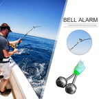20-1PCS Fish Bite Alarm ,
Twin Spiral Bells,
 Fishing Indicator Bait Alarm. Outdoor Night Fishing Alarm Bell