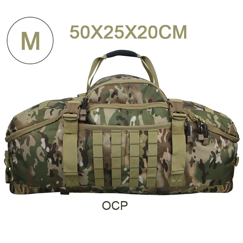 40L 60L 80L Waterproof Travel Bags Large Capacity  Men Duffel Bag