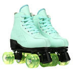 2025 Double-Row Roller Skate Shoes  
4 Wheels Skates For Women Men Outdoor Sport Skating Training Quad Sneakers Size 34 35 36-45