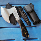 Stainless Steel Axe & Folding Knife Combo Set: 
High-Performance for Outdoor Adventures, Camping & Hiking