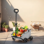 Stroller for Traveling , 4 Wheels,  
Dog Cat Teddy Cart
, Lightweight Folding Trolley for Travelling Shopping Walking