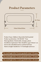 Baby Bed Guardrail Safety Barrier
Sleeping.   Prevent Falling for Babies Crib Toddler Side Protective