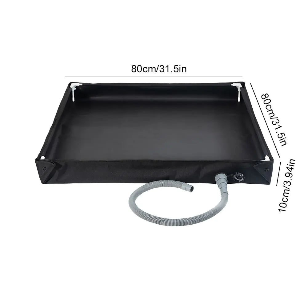 Portable Shower Pan with Drain Hose Camping , 
Outdoor Tent Shower Tray,    for RV  Camping , Beach,  Pet Bath