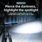 ROCKBROS Bicycle Light 
Rainproof Type-C Charging
 LED 2000mAh MTB  Front Lamp Headlight Ultralight,  Flashlight Bike Light