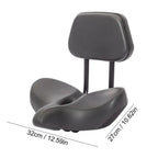 Bike Seat With Backrest .  Comfortable "Electric Scooter"  Saddle Bicycle Seat Cushion , Hollow Breathable for Road Tricycle